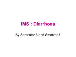 Diarrhoea - C109's Blog