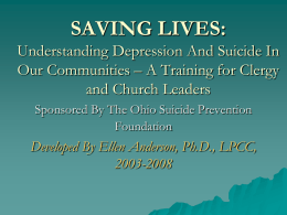 Understanding Depression and Suicide