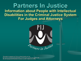 PARTNERS IN JUSTICE - The Arc of NC | Achieve with us.