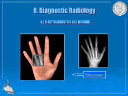 X-ray Diagnostics And Imaging