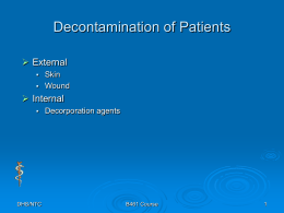 Chemical Agents - South Bay Disater Resource Center