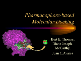 Pharmacophore-Based Molecular Docking