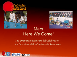 Mars Here We Come!