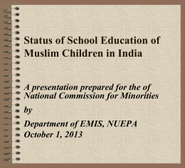 Introduction to SPSS - National Commission for Minorities