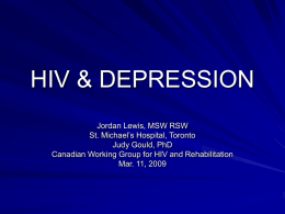 HIV & DEPRESSION
