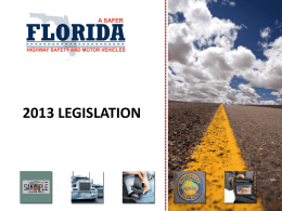 DHSMV PPT Template - Florida Highway Safety and Motor Vehicles