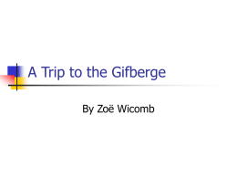A Trip to the Gifberge - English First Additional Language