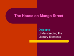 The House on Mango Street - Home | St. Monica Catholic
