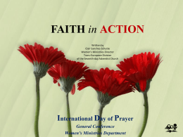 FAITH in ACTION - Adventist Women's Ministries