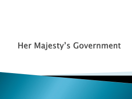 Her Majesty’s Government