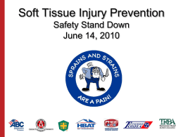 Soft Tissue Injury Prevention - Middle Tennessee Chapter