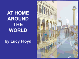 AT HOME AROUND THE WORLD by Lucy Floyd