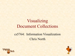Visualizing Document Collections
