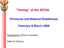 Roadshows - February and March 2008