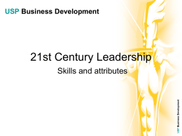 21st Century Leadership - USP Business Development