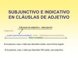 USE OF SUBJUNCTIVE & INDICATIVE IN ADVERBIAL CLAUSES