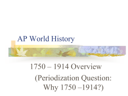 AP World History - Everett School District