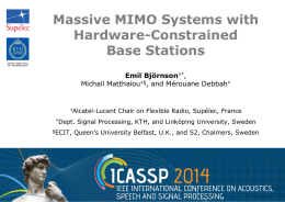 Massive MIMO Systems with Hardware