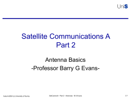 Satellite Communications A