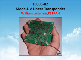 LE005-R2 Mode-UV Linear Transponder