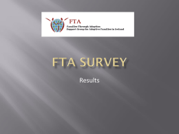 FTA Survey - Families Through Adoption