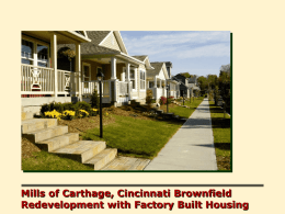 MHIBrownfield to Homes