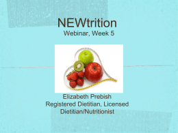 NEWtrition - Lifestart Wellness Network