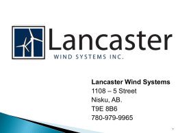 Lancaster Wind Systems