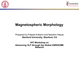 Ionospheric Morphology An Introduction