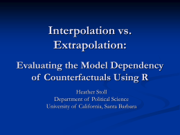 Interpolation vs. Exterpolation: Evaluating the Model