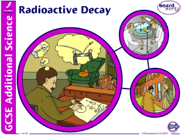 11. Radioactive Decay