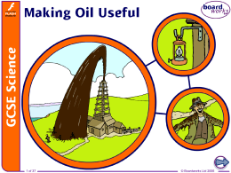 1. Making Oil Useful - Mesabi East Chemistry and Computers