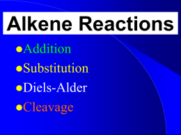 Alkene Reactions