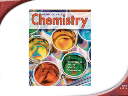 chemistry - Schoolwires