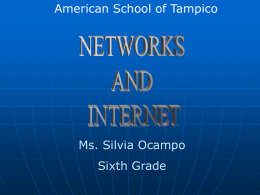 Internet - The American School of Tampico