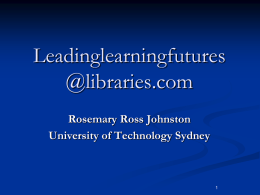 Leadinglearningfutures @libraries.com