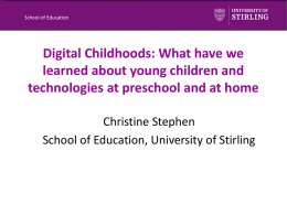 Digital Childhoods: What have we learned about young