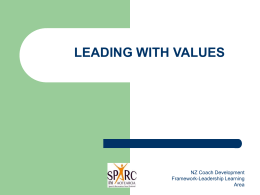 PHILOSOPHY AND VALUES