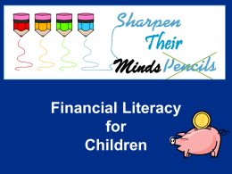 Financial Literacy for Children