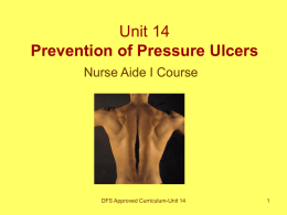 Prevention of Pressure Ulcers