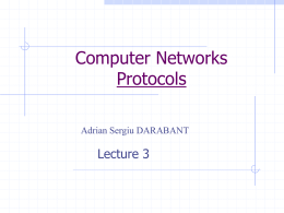 Computer Networks - Facultatea de Matematică şi Informatică