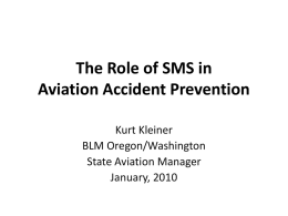 The Role of SMS in Aviation Accident Prevention