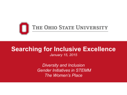 Committee Presentation - Ohio State University