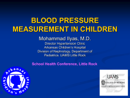Hypertension In Children