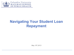 Successful Student Loan Repayment