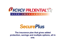 Pure Protection Plans - ICICI Prudential LIFE Insurance
