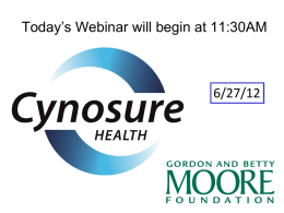 Enter Title Here - Cynosure Health