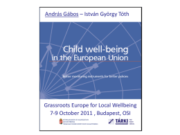 Child well-being in the EU