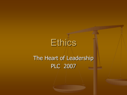 Ethics - My Leadership Portal | Life Happens at the Union