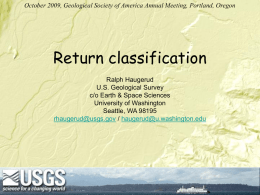 Return classification